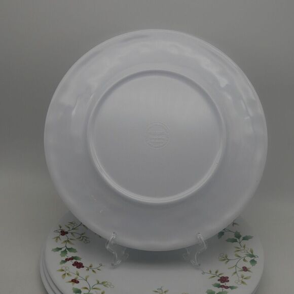 NEW Set Of 4 Pfaltzgraff Melamine Winterberry Dinner Plates 10.25 Inches - Picture 7 of 7